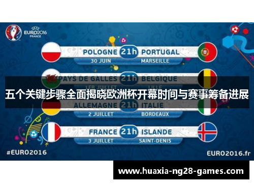 五个关键步骤全面揭晓欧洲杯开幕时间与赛事筹备进展